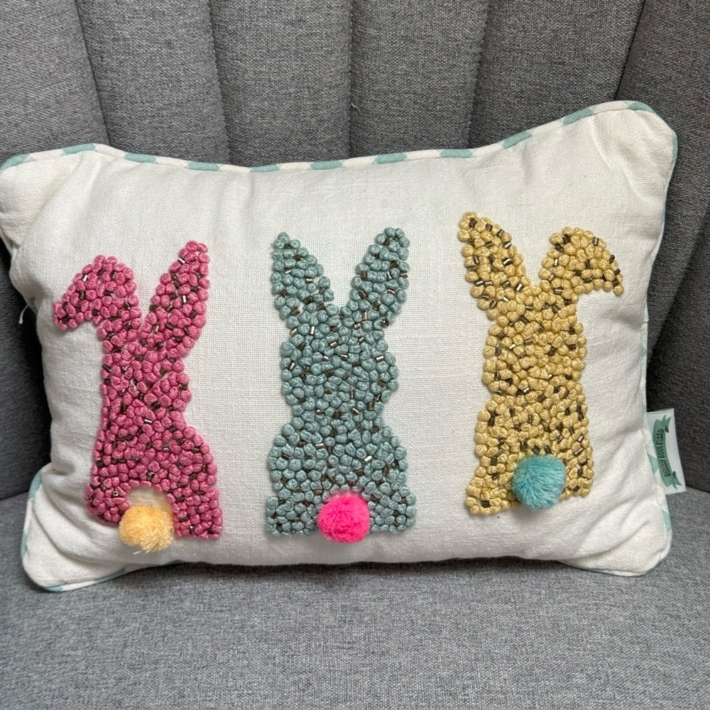 Easter Bunny Throw Pillow